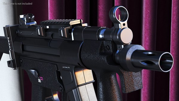 modelo 3d Rifle de asalto compacto - TurboSquid 2170542
