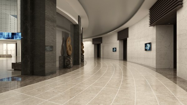 3D model hall interior - TurboSquid 1697492