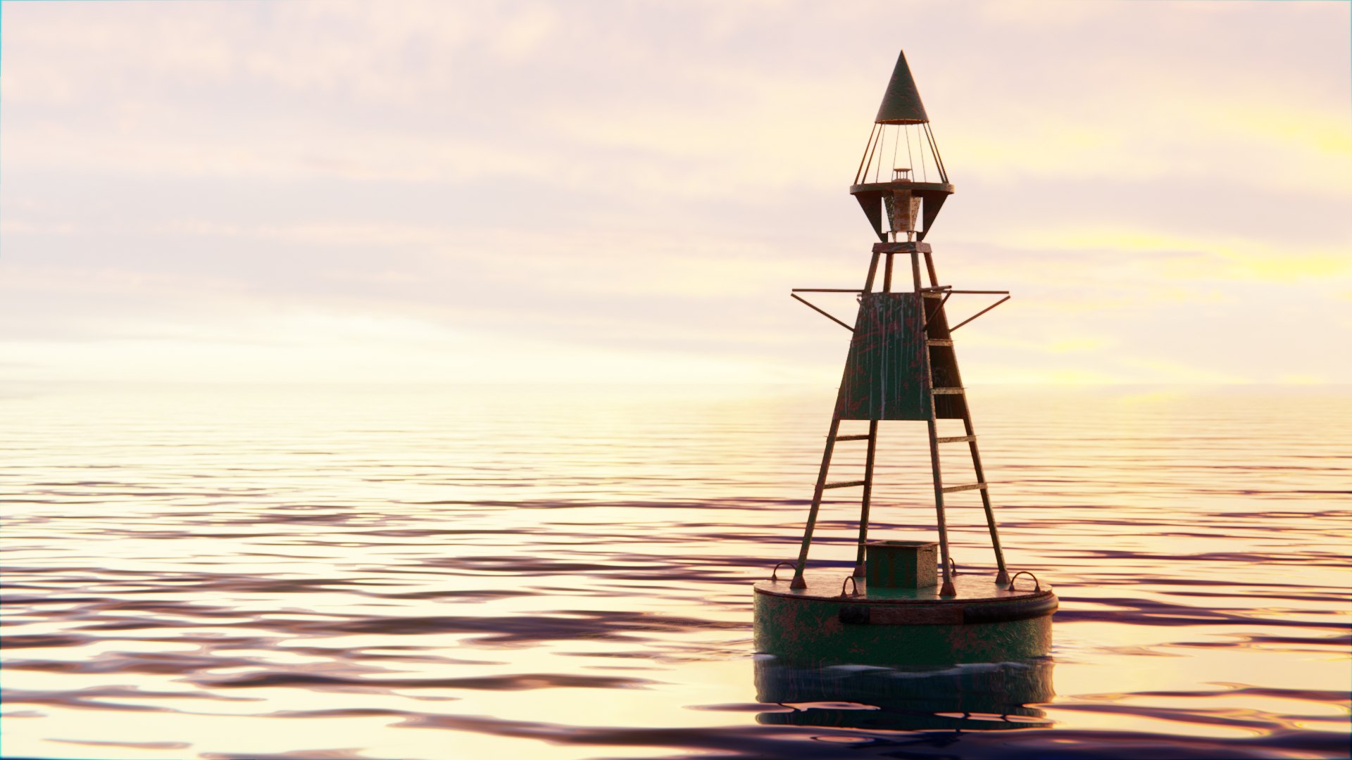 3D Model Lighthouse Scene - TurboSquid 2021949