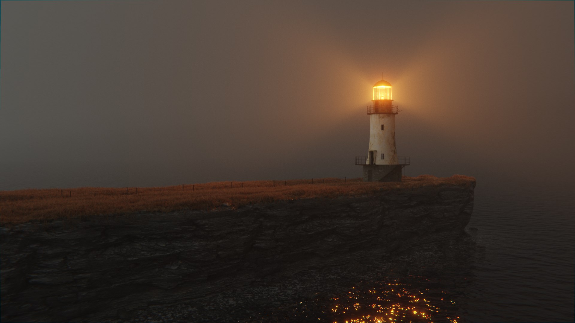 3D Model Lighthouse Scene - TurboSquid 2021949