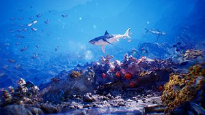 3D model Ocean Floor Pack High Quality Environment