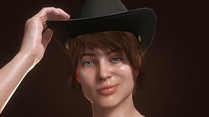 3D model Cowgirl