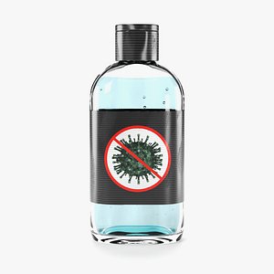 3D hand sanitizer model