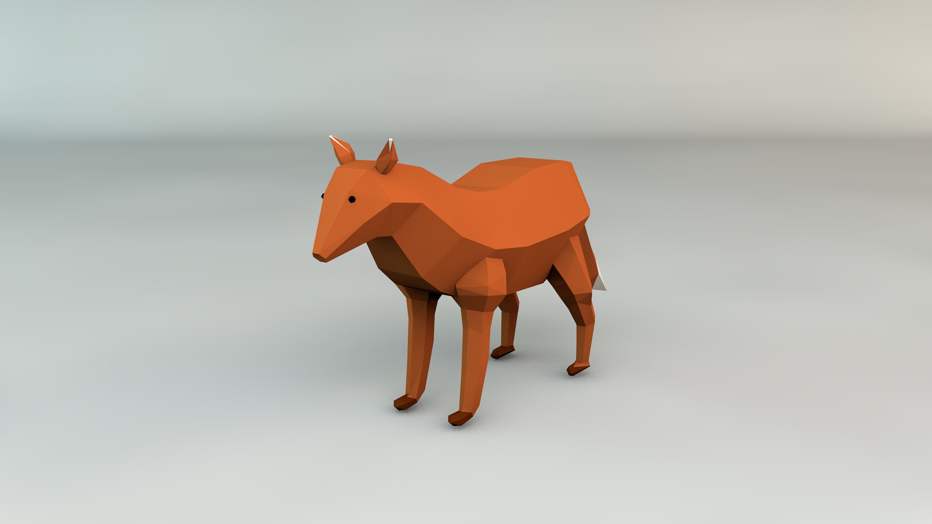 Free Obj Model Fox