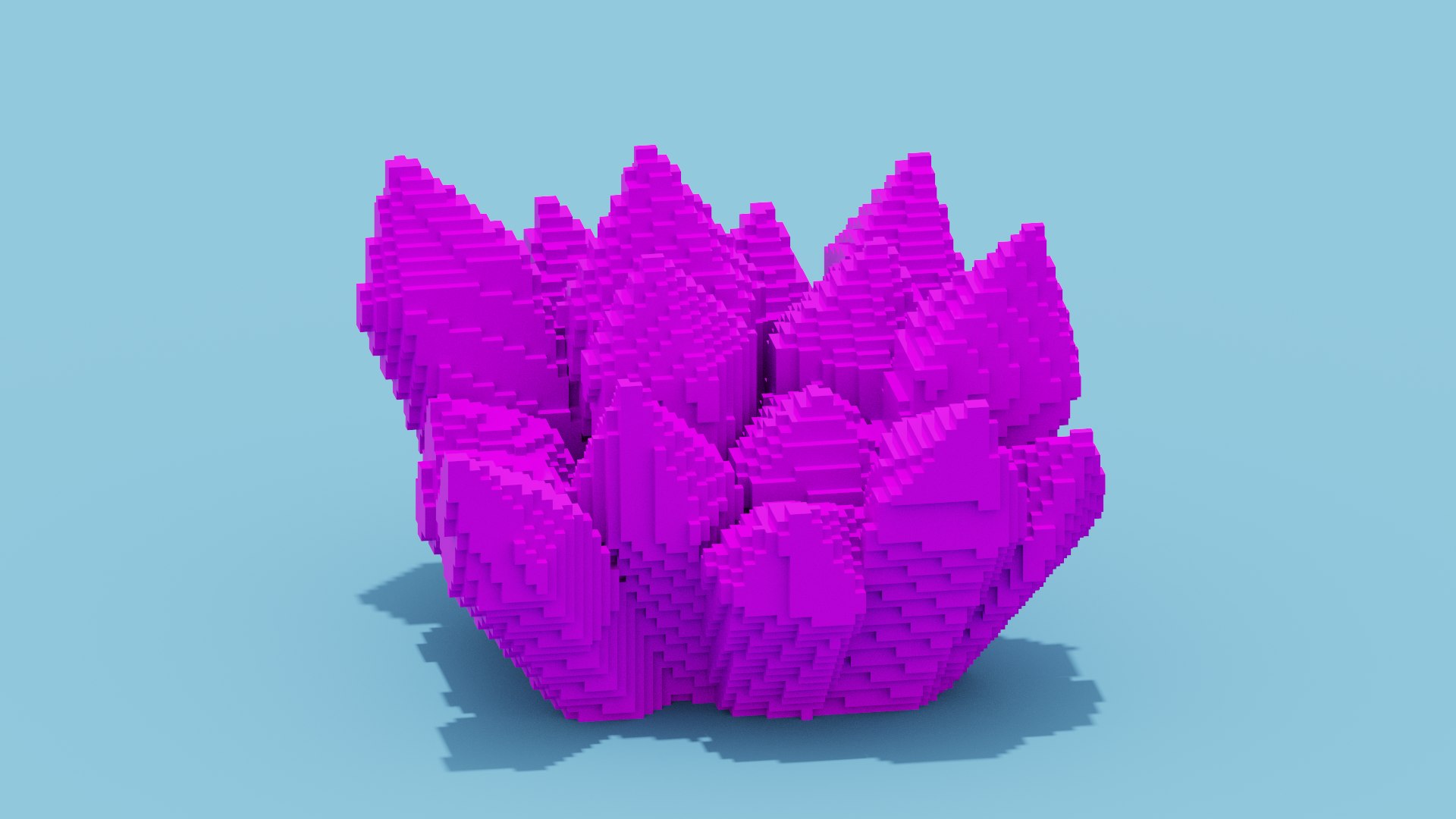 Purple Voxel Crystal 3D 모델 - TurboSquid 2042790