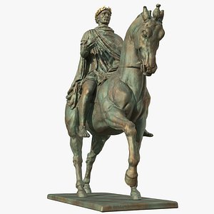 Equestrian Statue of Napoleon Bonaparte 3D model