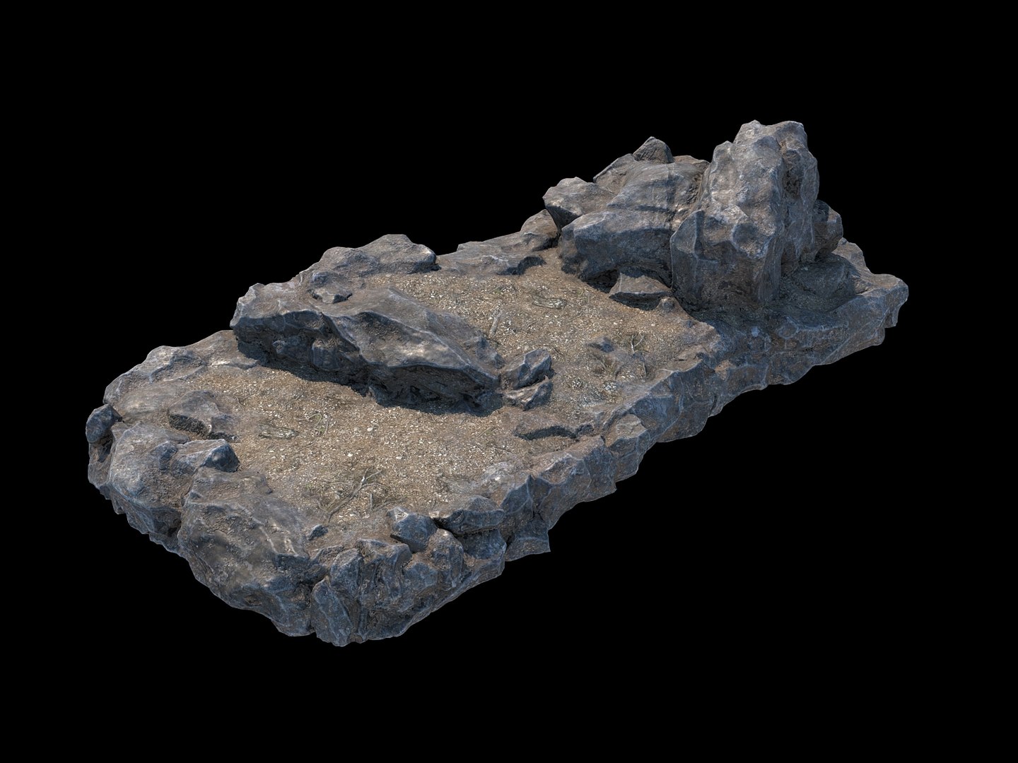 3D Model V-ray Pbr Modular Stone - TurboSquid 1369980