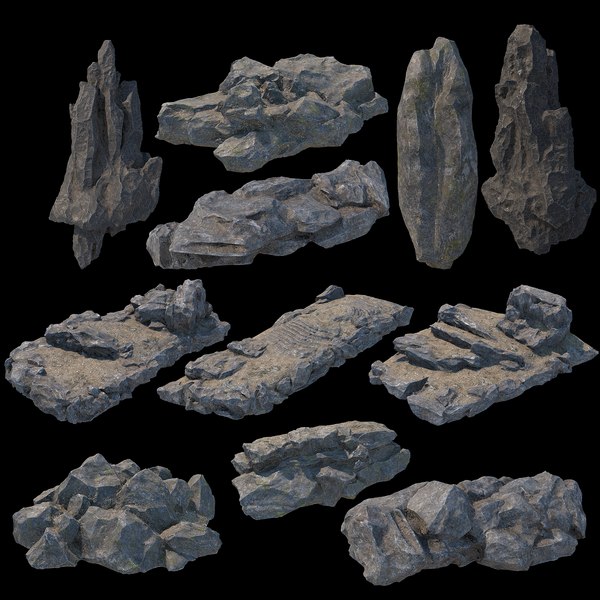 Free stone model - TurboSquid 1221074