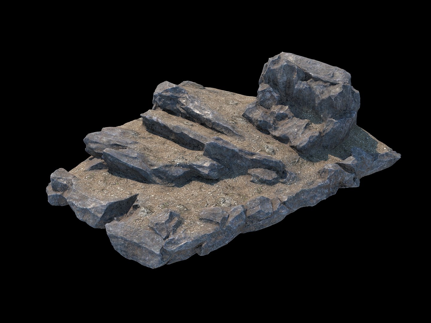 3D Model V-ray Pbr Modular Stone - TurboSquid 1369980
