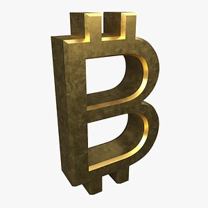3D model Bitcoin Logo 01
