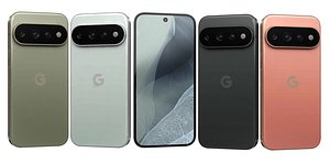 Google Pixel 11 Pro XL All Colors 3D model