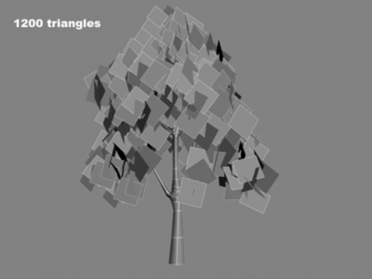 3d Model Tree Realtime Bransches