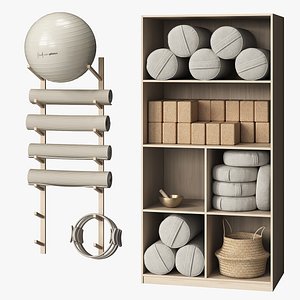 Yoga Props Storage Area