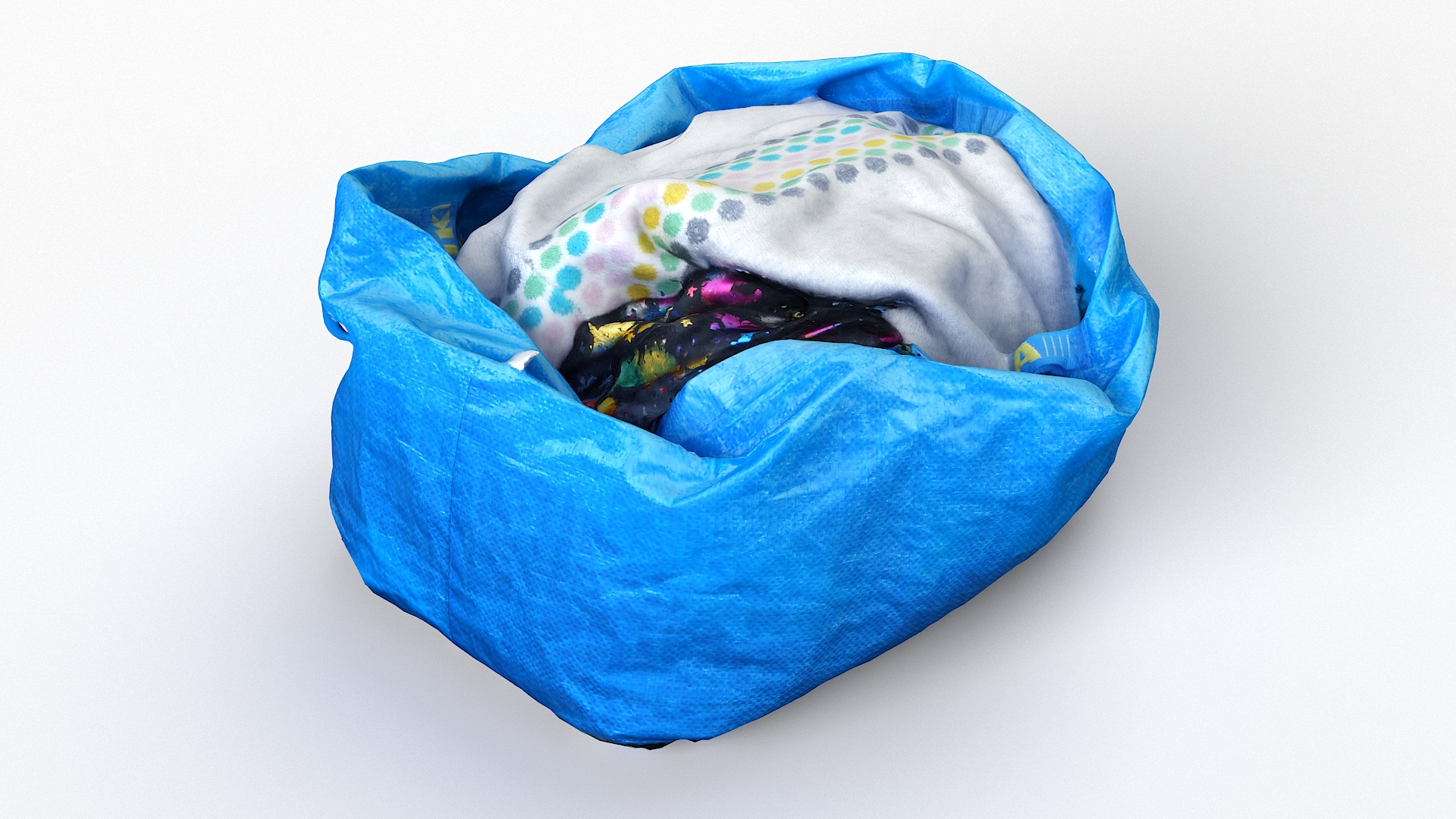 3D Bag with Clothes Collection 01 - TurboSquid 1924410