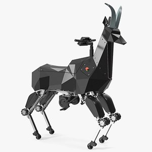 Ridable Goat Robot Black