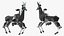Ridable Goat Robot Black