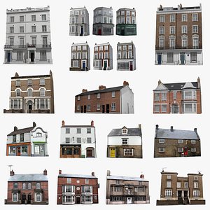 Realistic London City Buildings Game Collection