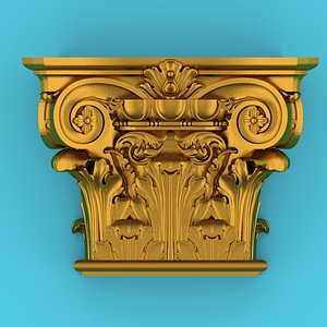 Column Capital 3D Models for Download | TurboSquid