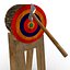 Axe on target