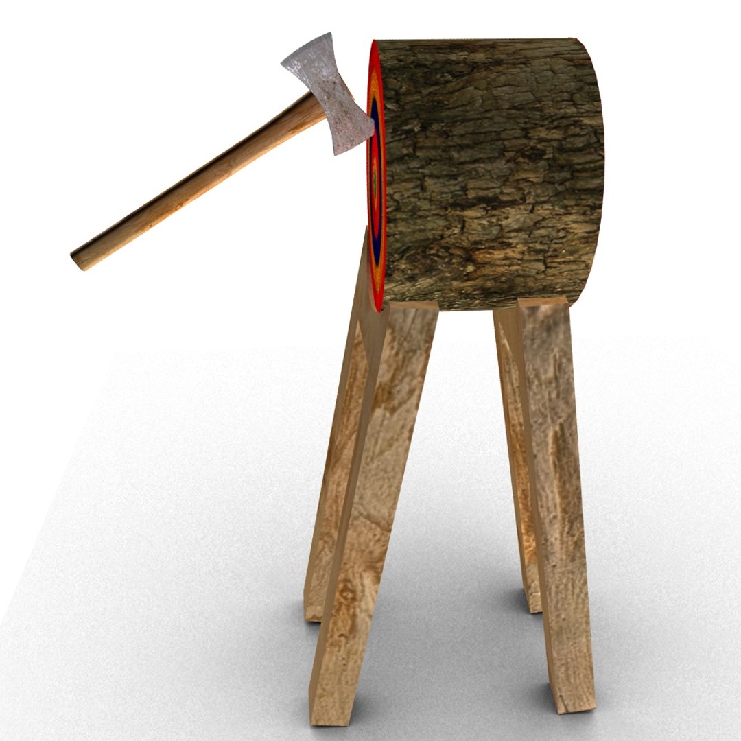 3D axe target model https://p.turbosquid.com/ts-thumb/pK/vcvVxX/bP00lQLf/at5/jpg/1525069942/1920x1080/fit_q87/f81904724d4ae0685a99b944db83f350d4963557/at5.jpg