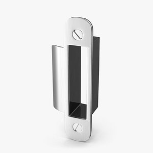 Door Lock Strike Plate Steel V04