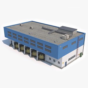 industrial building 18 3D