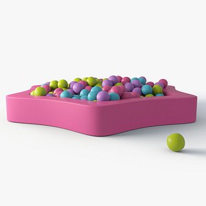3D model ball pit
