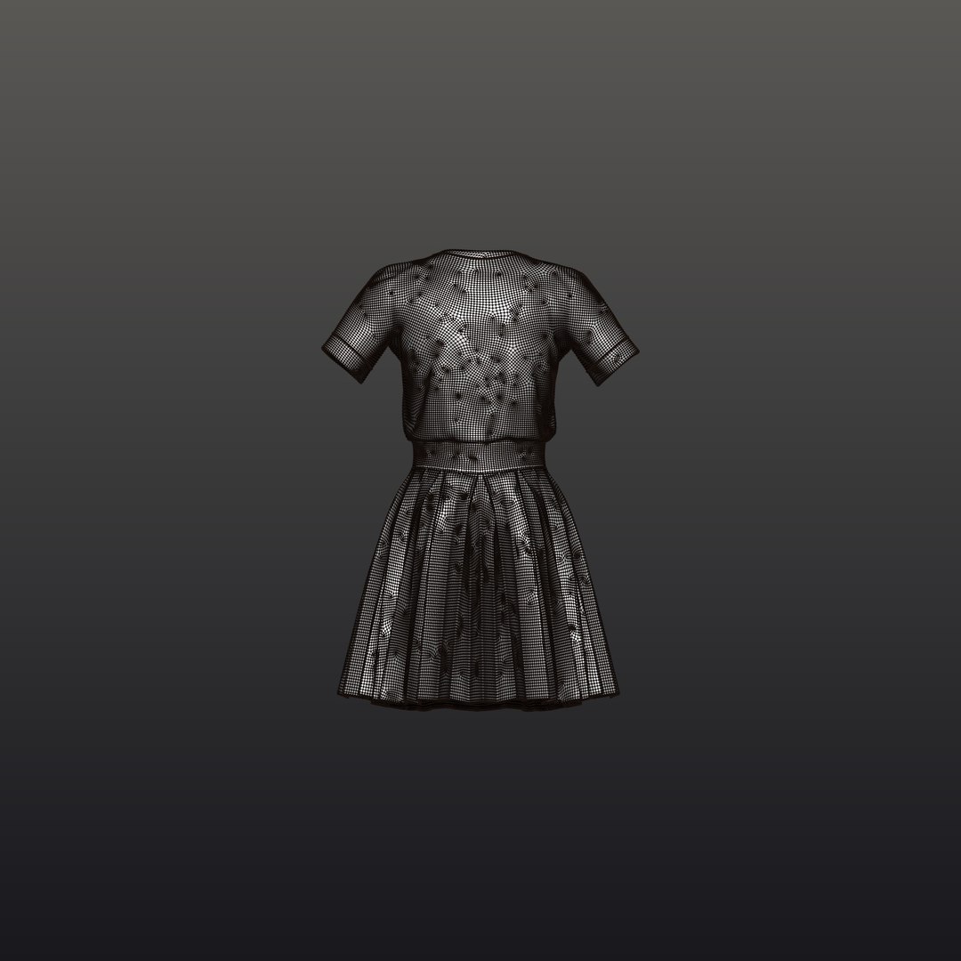 dress skirt pleated 3D model https://p.turbosquid.com/ts-thumb/pL/9tmIbJ/69bY4xSl/wireframe2/jpg/1552176957/1920x1080/fit_q87/4d91d64efc62fd655f6fe87024b0d90a020e8678/wireframe2.jpg