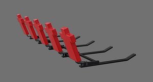 3D football tackling dummy 1a