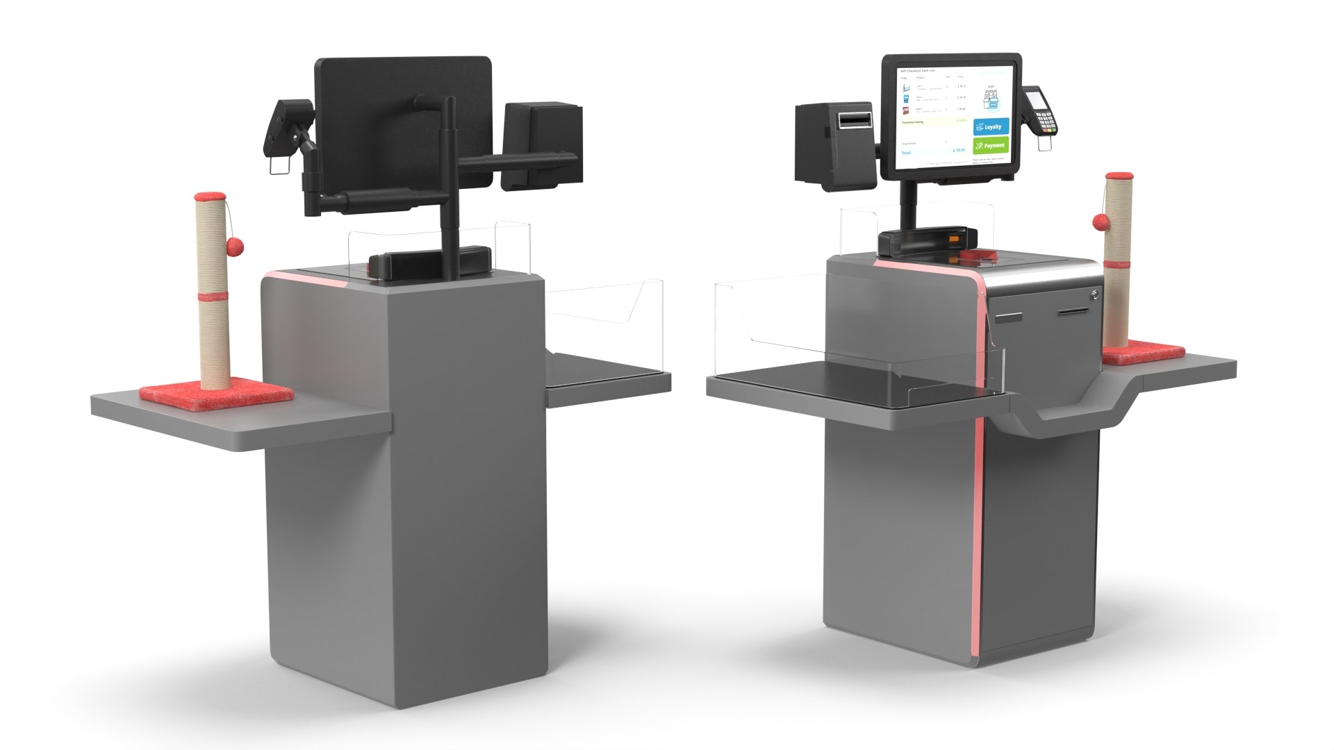 Accessories Pet Self Checkout System 3D Model - TurboSquid 2327216