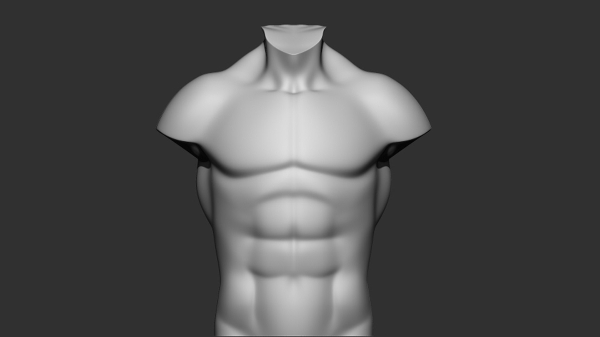 3D Male torso - TurboSquid 1720414