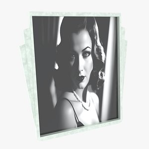 3D Art Deco Inspired Picture or Poster Frame