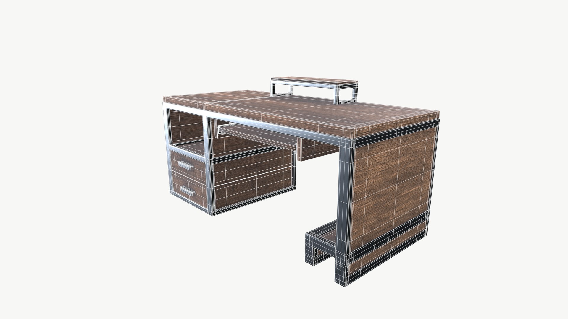 Computer Desk 3D model https://p.turbosquid.com/ts-thumb/pL/Bc6lVH/1F/wireframe/png/1737020839/1920x1080/fit_q87/765a1b0223f70843b154a5ab2547d28726f208b1/wireframe.jpg