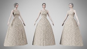 3D Dress 32 Checker Tone v2