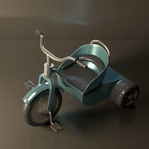 3D child s bicycle
