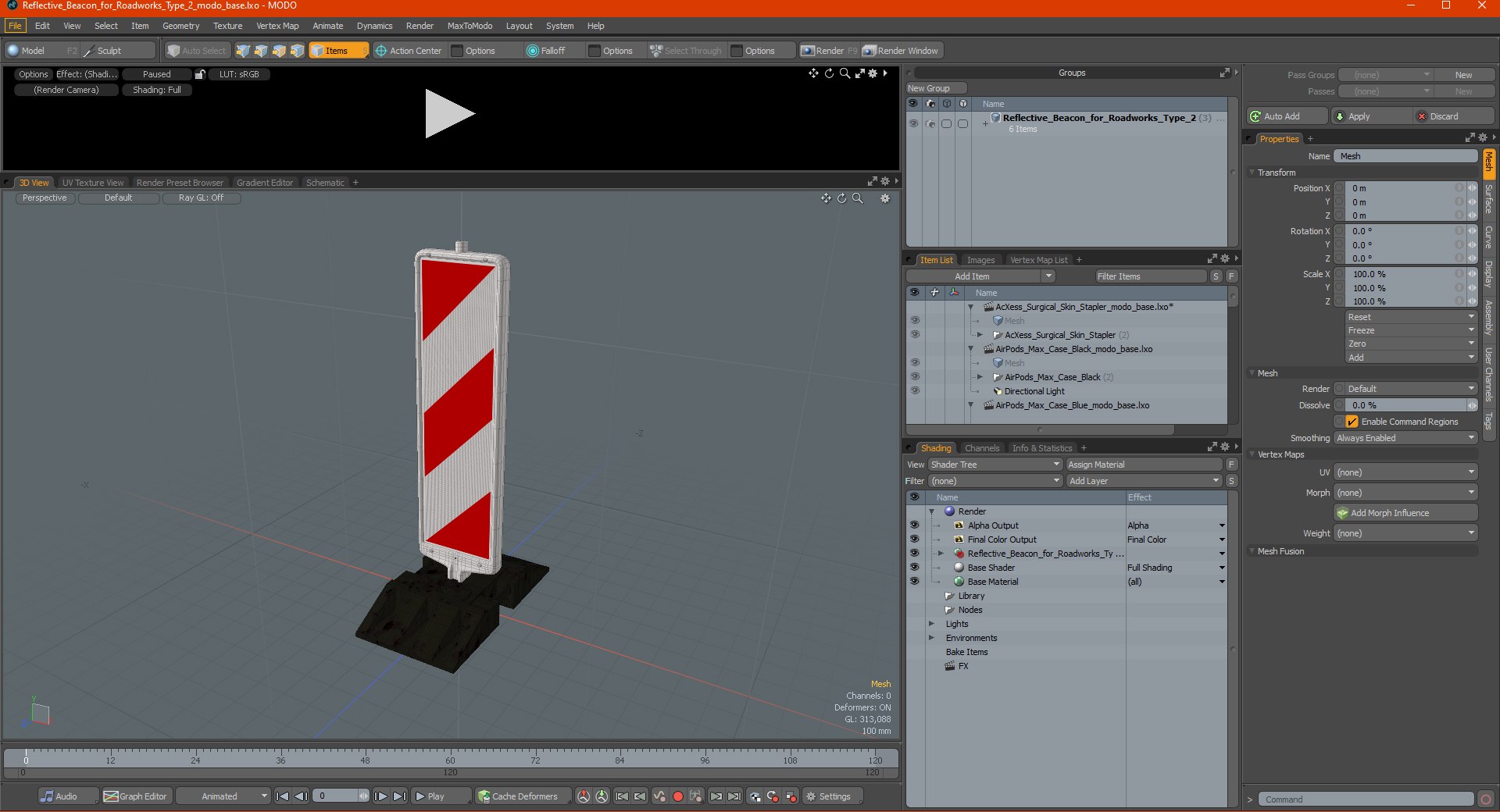 3D beacon roadworks type 2 https://p.turbosquid.com/ts-thumb/pL/FR7uYC/pu/reflectivebeaconforroadworkstype2vray3dmodel020/jpg/1616029872/1920x1080/fit_q87/3fe47f66014b00e5d6b82a164d0211ecae98e34b/reflectivebeaconforroadworkstype2vray3dmodel020.jpg