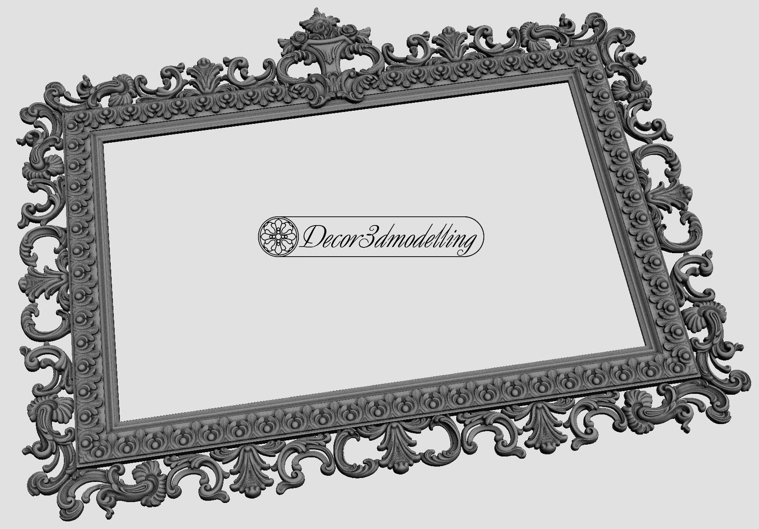 decorative frame 3d max