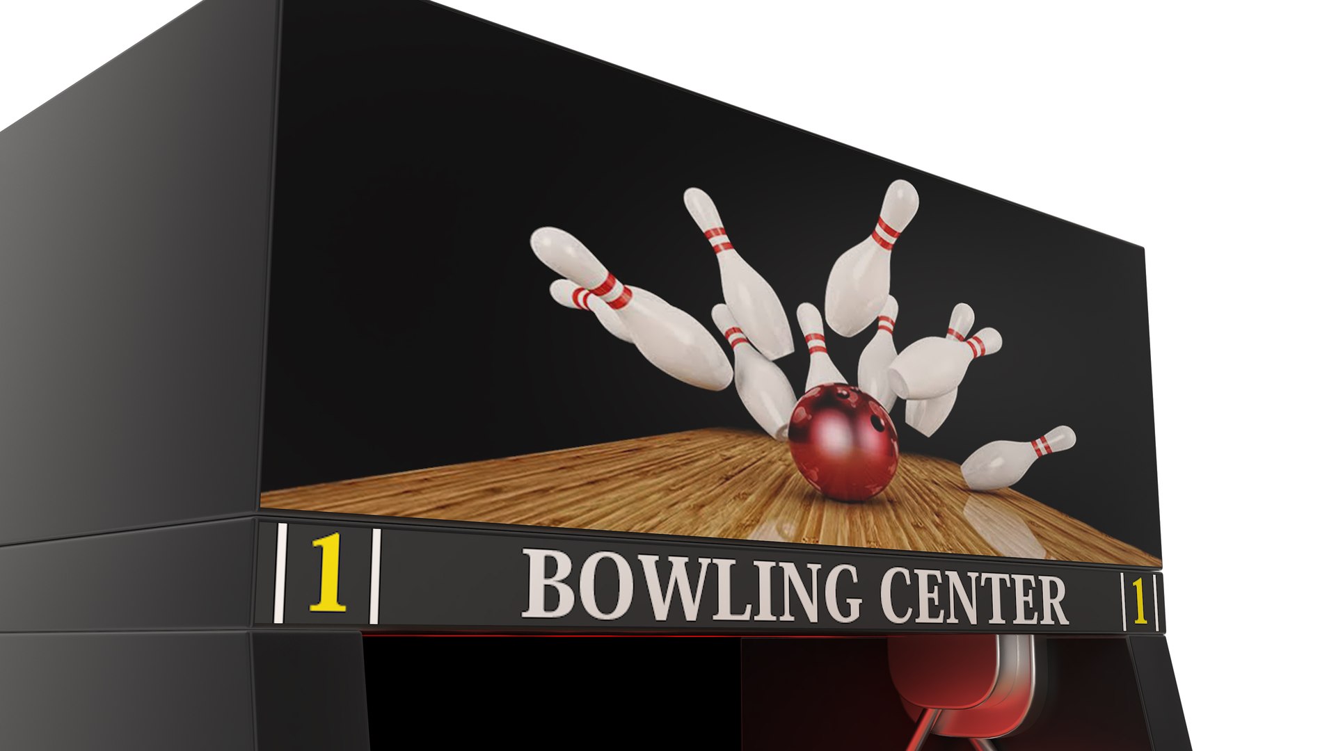 3D Bowling Alley Lane https://p.turbosquid.com/ts-thumb/pL/KTsbDf/fA/bowlingalleylane12/jpg/1721506206/1920x1080/fit_q87/296292f43d353306141cef5db477f0288a480d4b/bowlingalleylane12.jpg