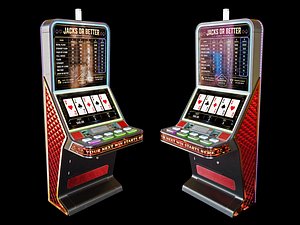 Video Poker Machine 3D model