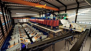 3D Mining processing plant