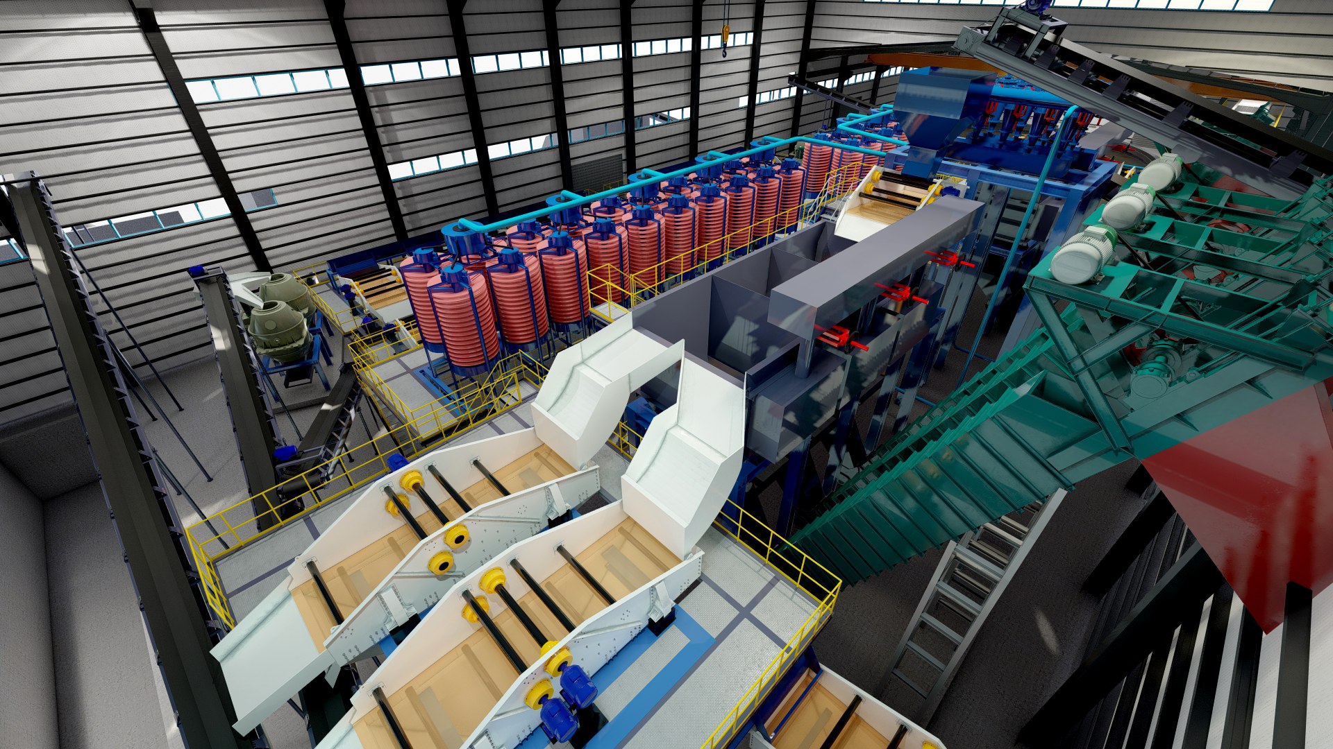 3D Mining Processing Plant - TurboSquid 2259252