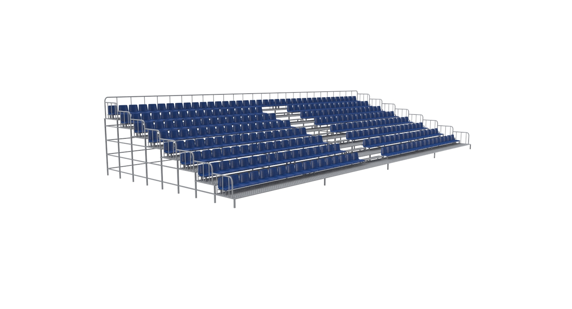 3D Model Stadium Bleacher - TurboSquid 1301757