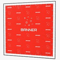 Outdoor Vinyl Banner with Eyelets 3m x 3m