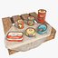 Canettes vintage low poly