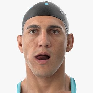 mike human head tongue 3D model