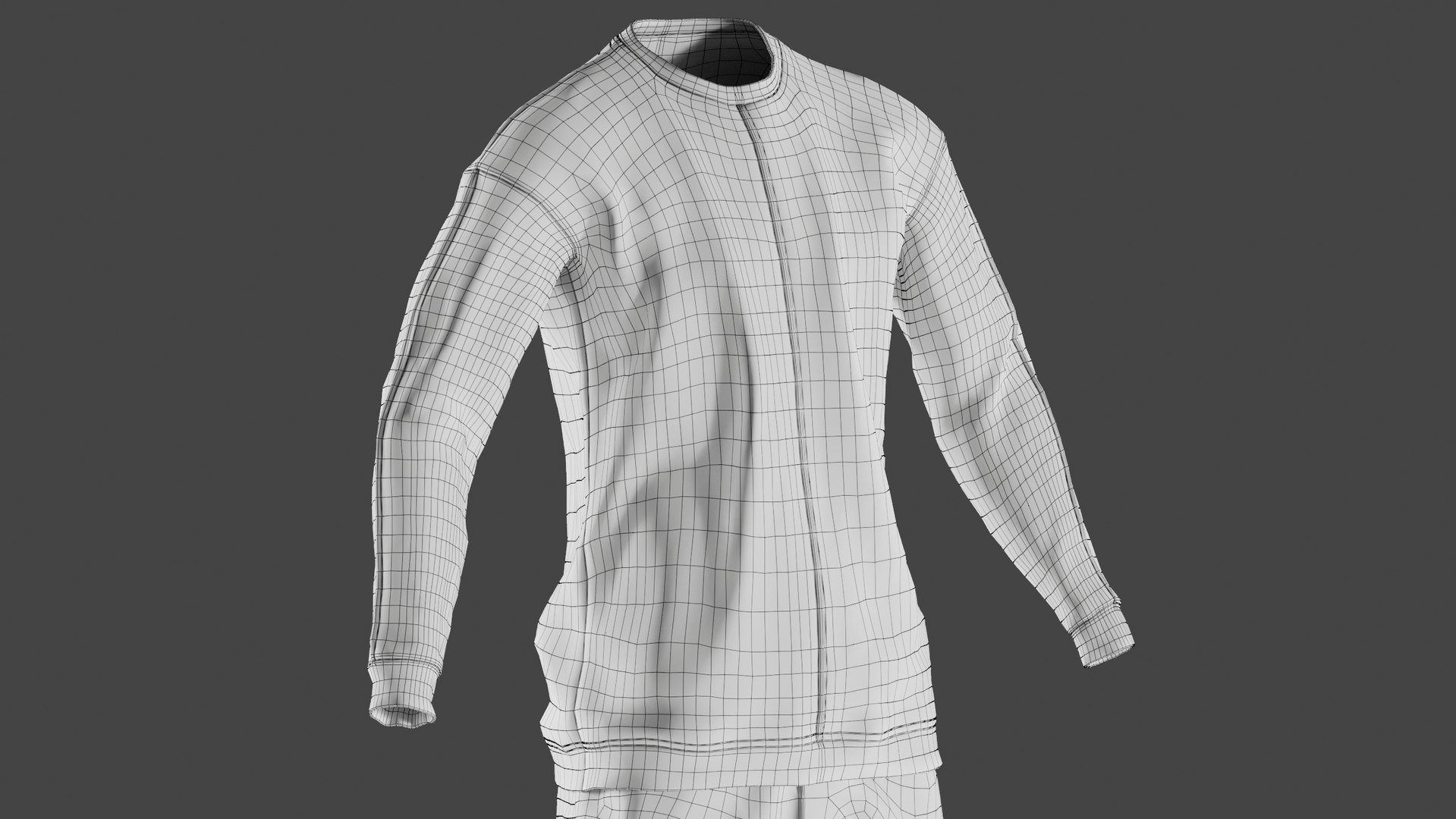 Mesh clothing - pants model - TurboSquid 1673031