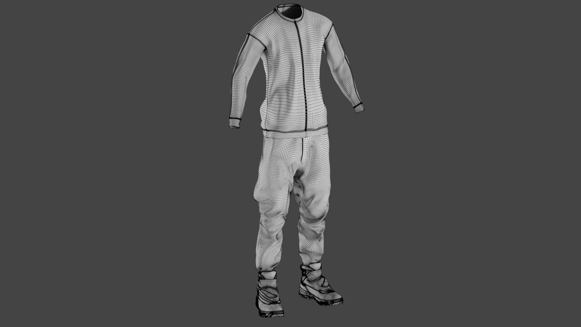Mesh Clothing - Pants Model - TurboSquid 1673031