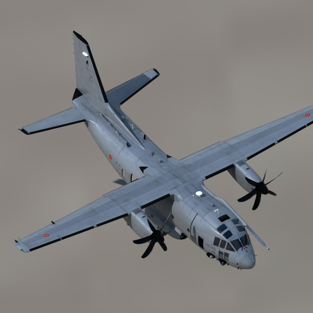 3d model alenia c-27j spartan