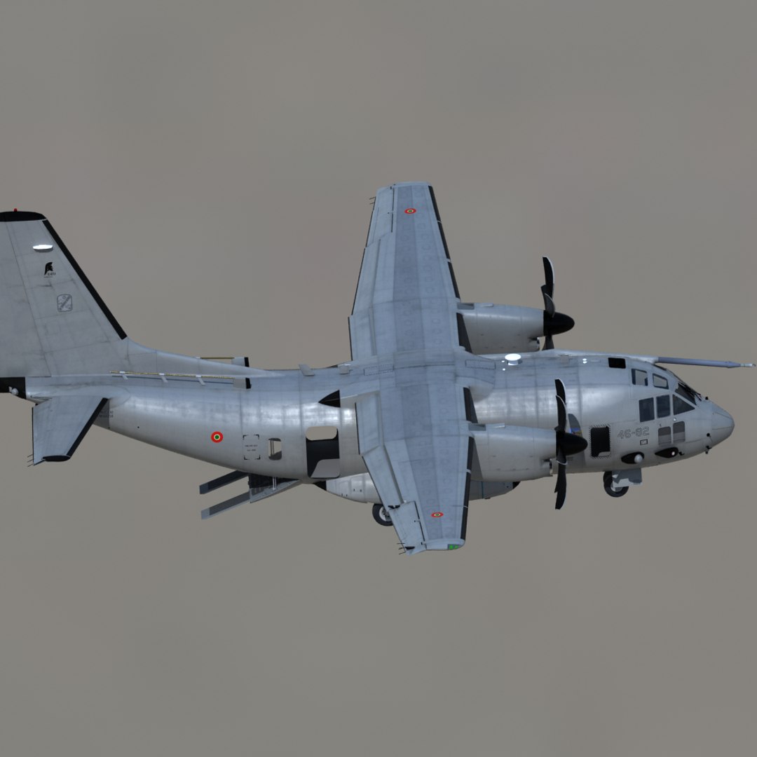 3d model alenia c-27j spartan