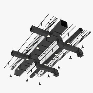 3D model Ceiling Ventilation